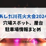 あしだ川花火大会2024の穴場スポットはどこ？屋台や駐車場情報調査！